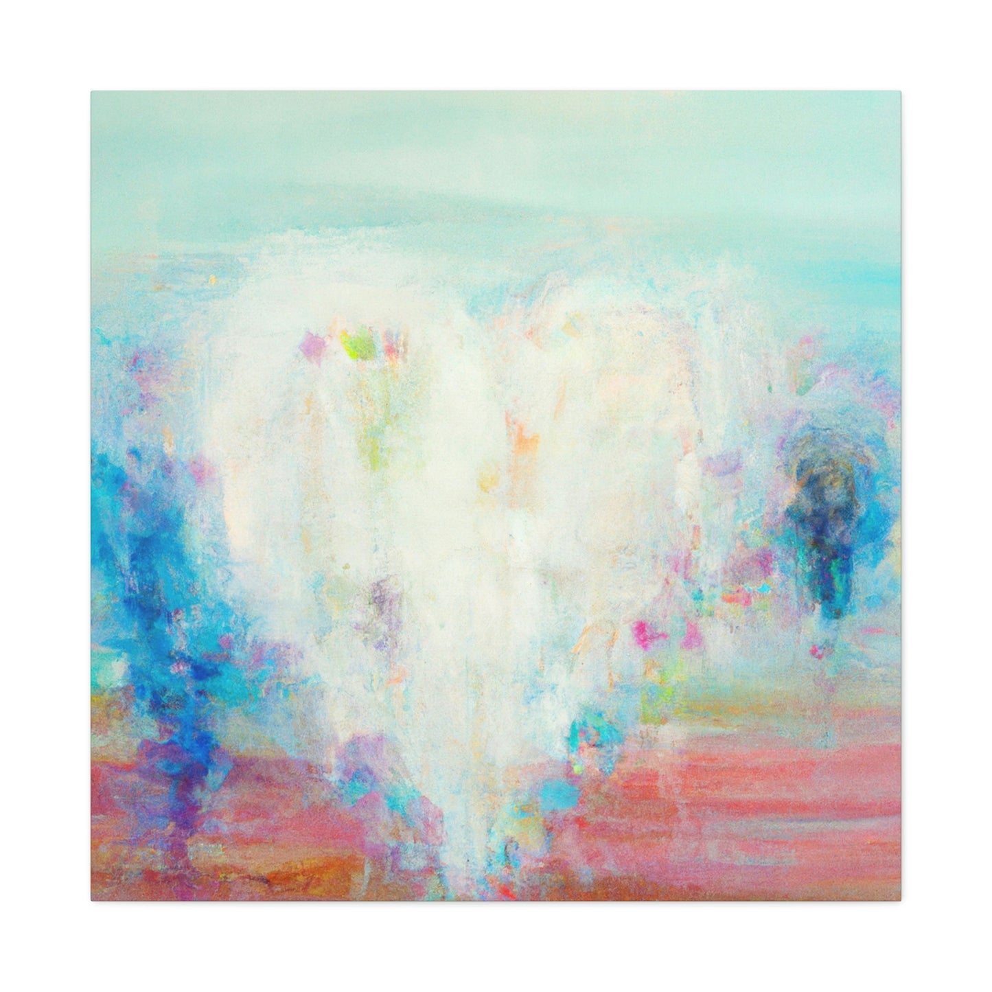 Love Beats Intensely - Canvas