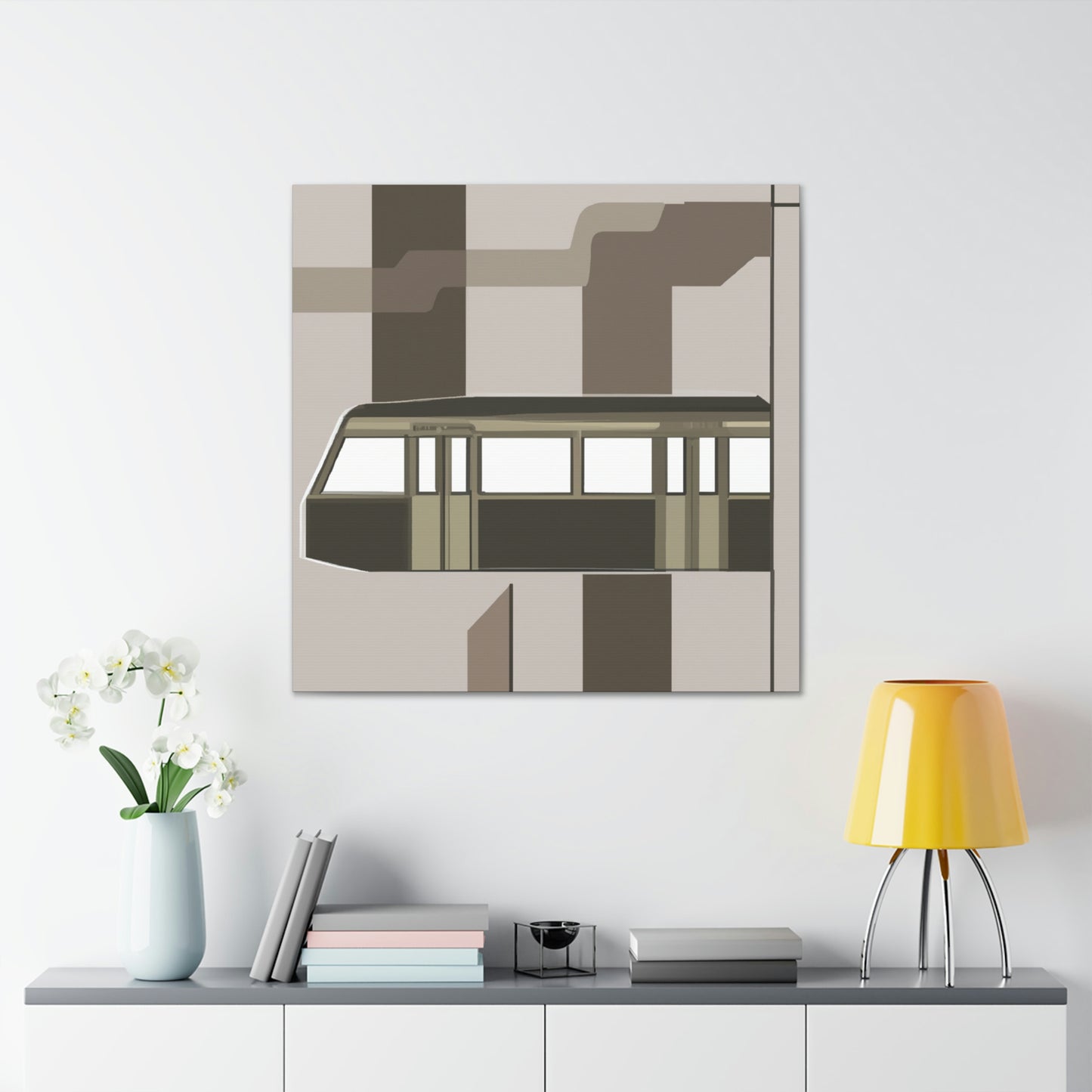 "Subway Journey in Deco" - Canvas