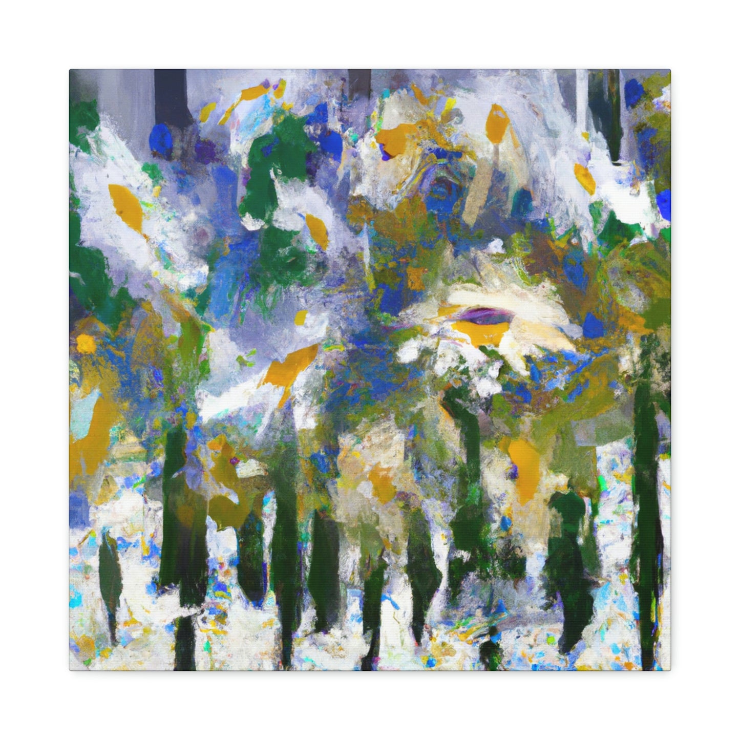 Daisy in Abstraction - Canvas