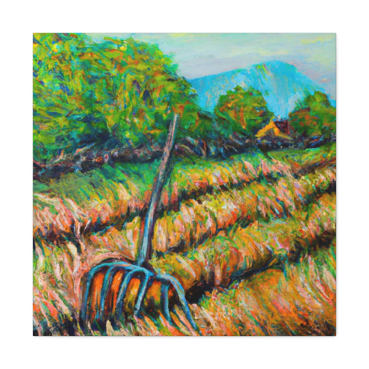 A Pitchfork Impression - Canvas