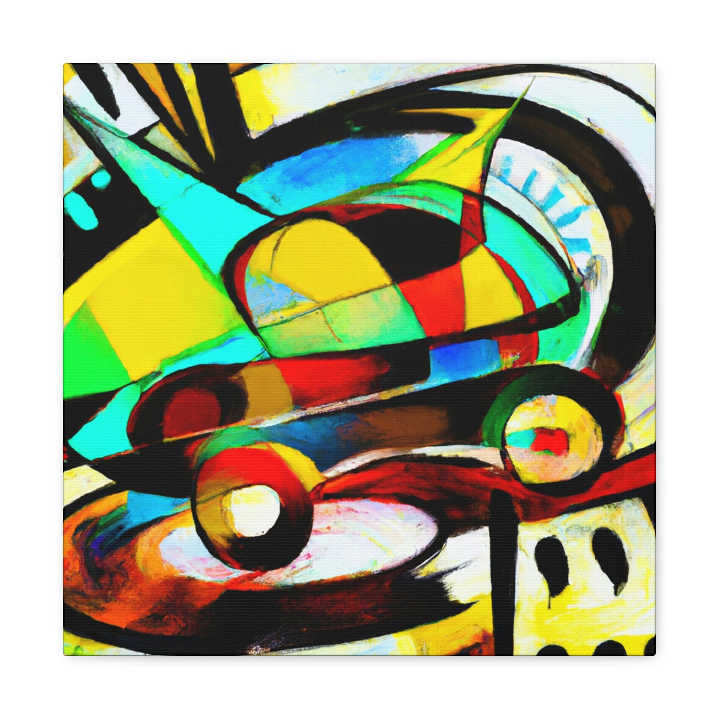 "Car in Expressionism" - Canvas