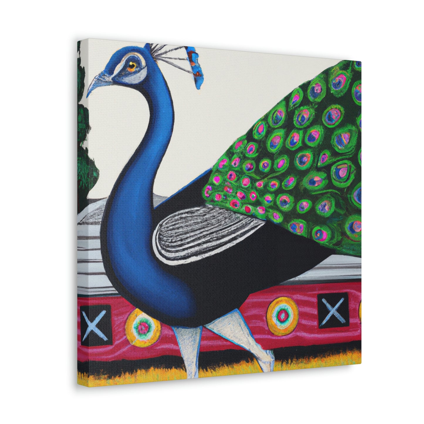 "Peacock in Paradise" - Canvas