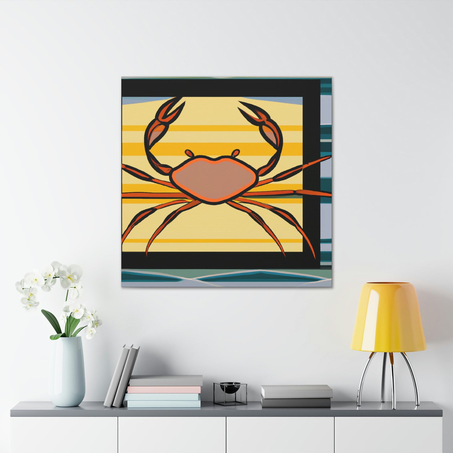 Crab in DecoGlamour - Canvas