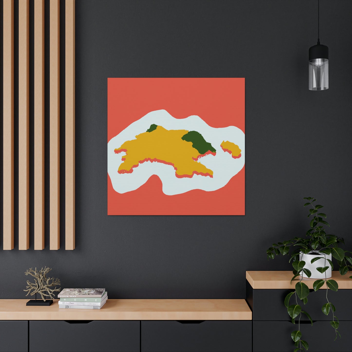 Archipelago in Minimalism - Canvas