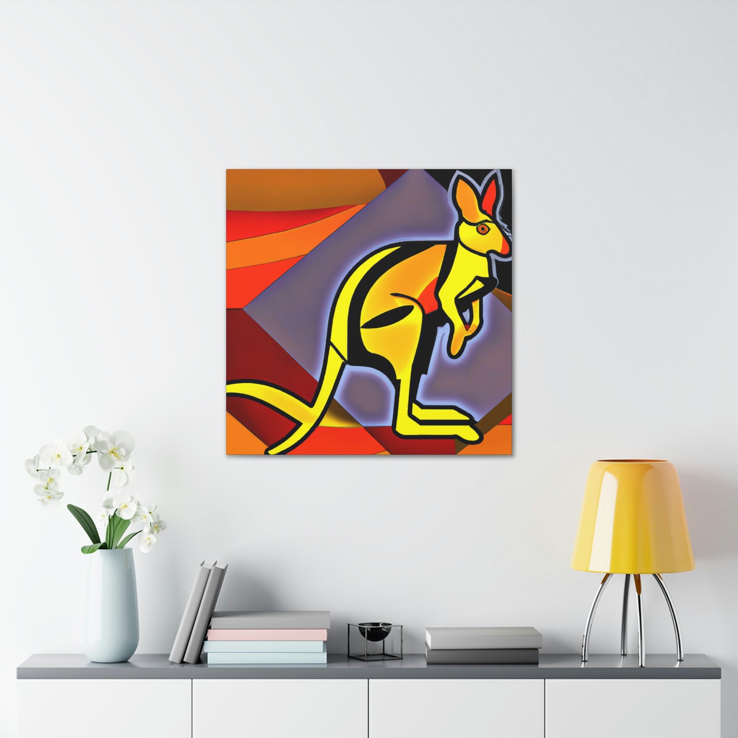 "Wallaby's Roaring Dance" - Canvas