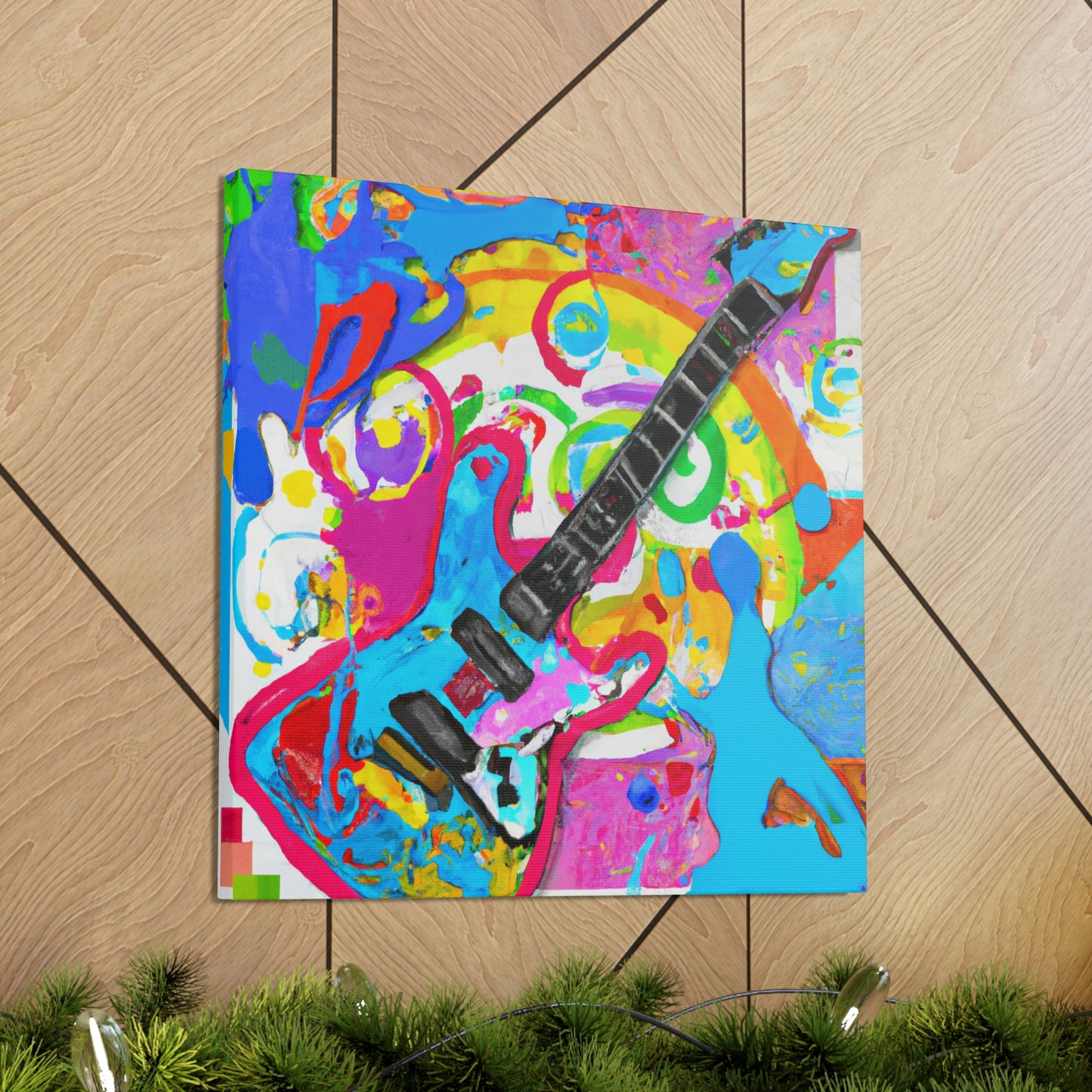 Electric Guitar Jolt - Canvas