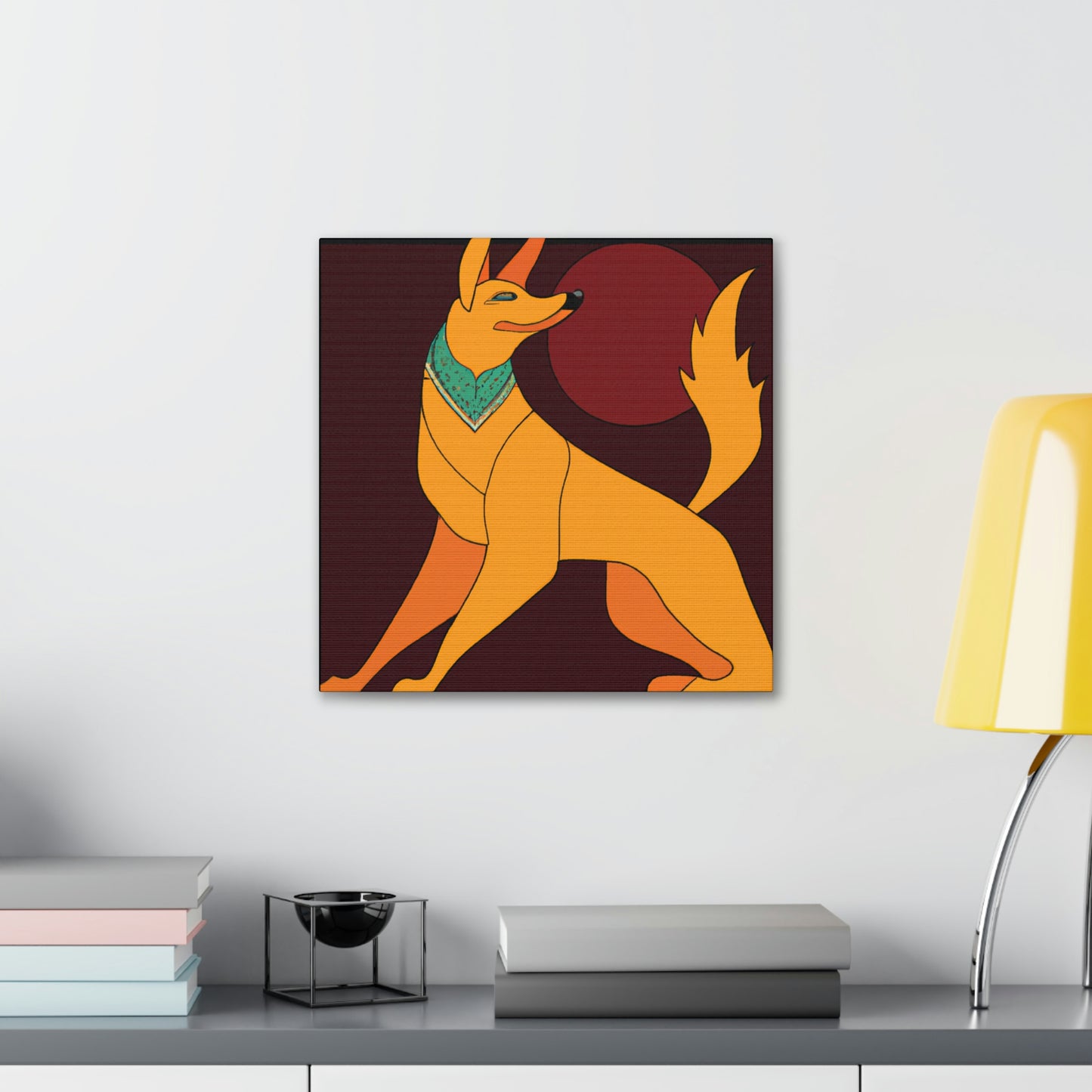 "Dhole's Deco Dream" - Canvas