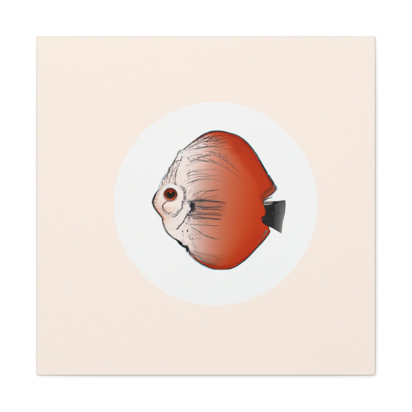 Serene Sunlit Discus - Canvas