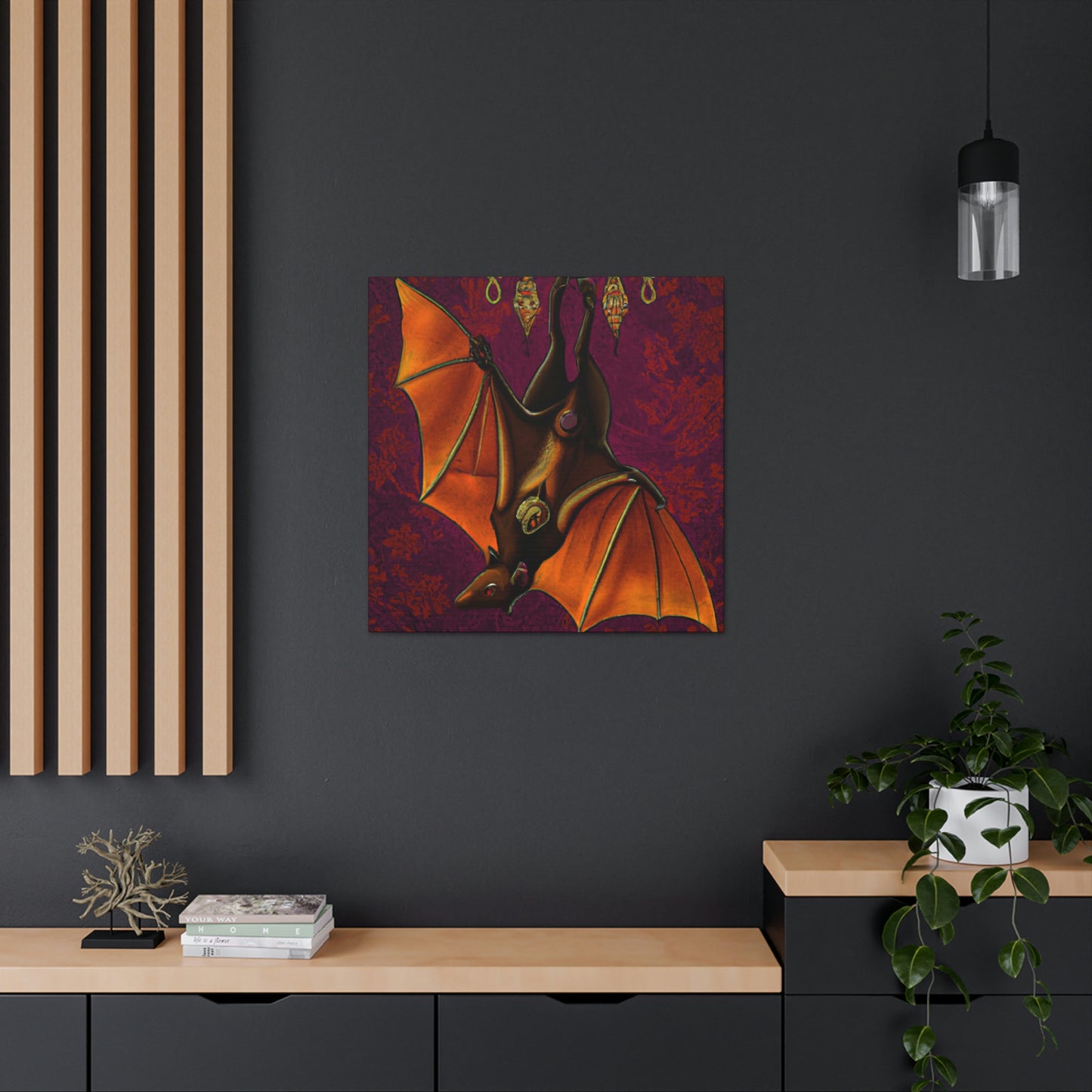 Endless Night Sky Dance - Canvas