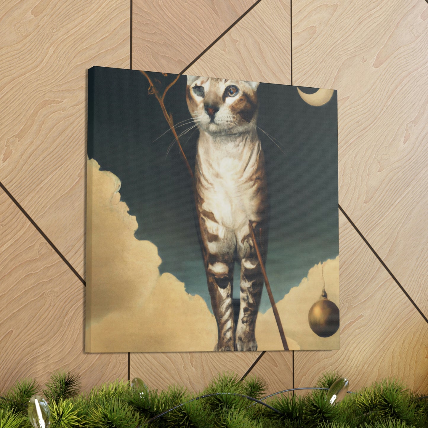 "Bengal in Baroque". - Canvas