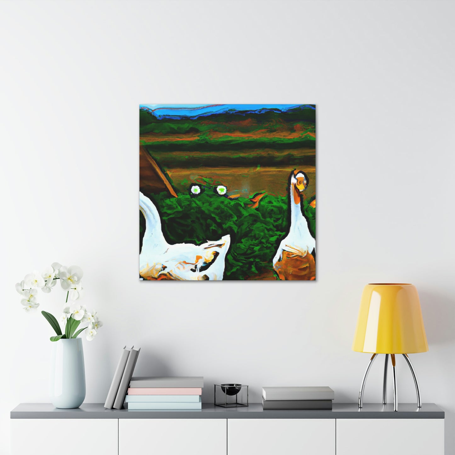 "Goose and Grandeur" - Canvas