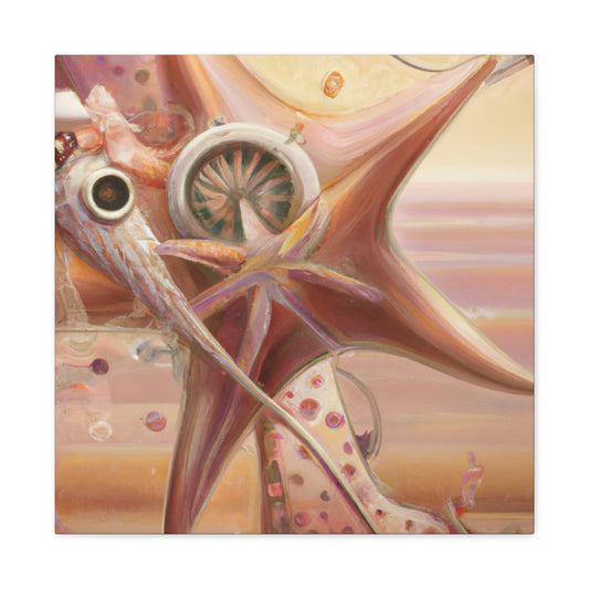 "Steampunk Starfish Fantasy" - Canvas