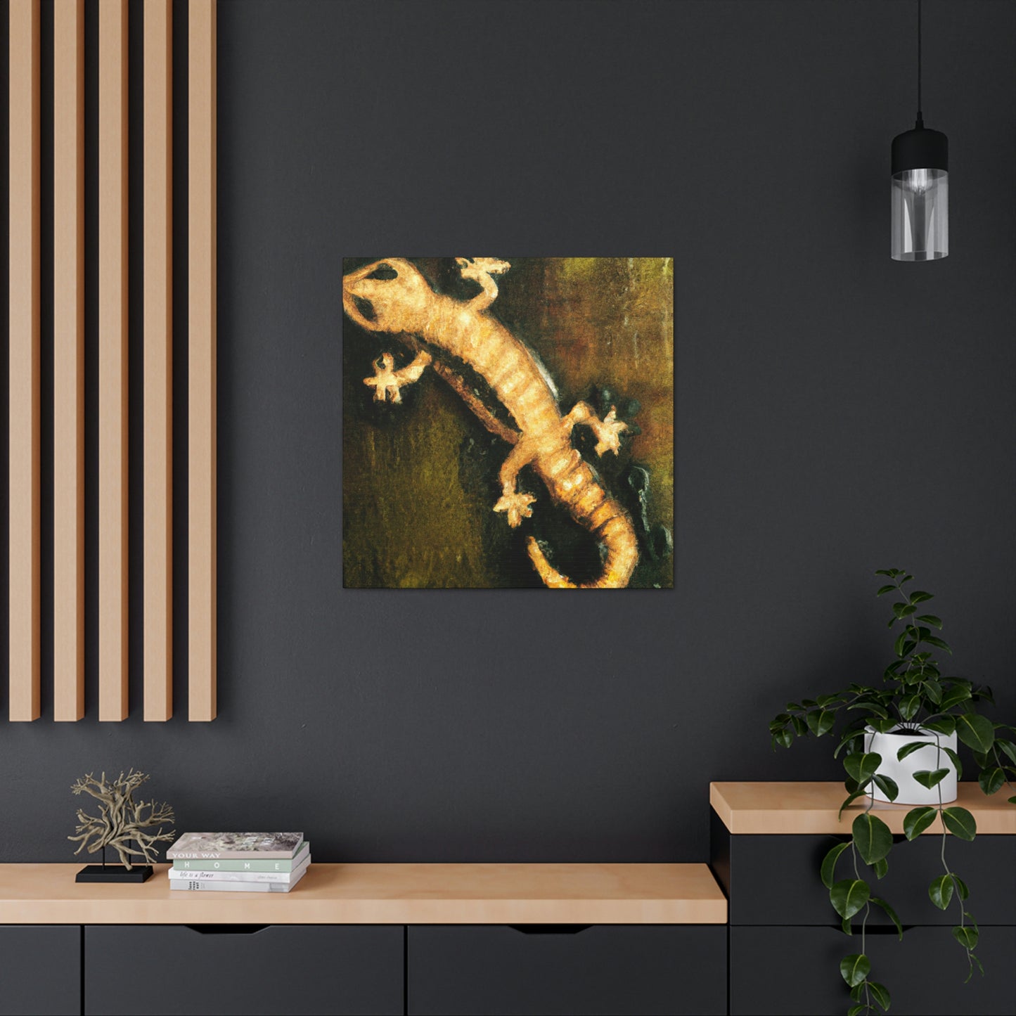 Lizard Simplicity Abounds - Canvas