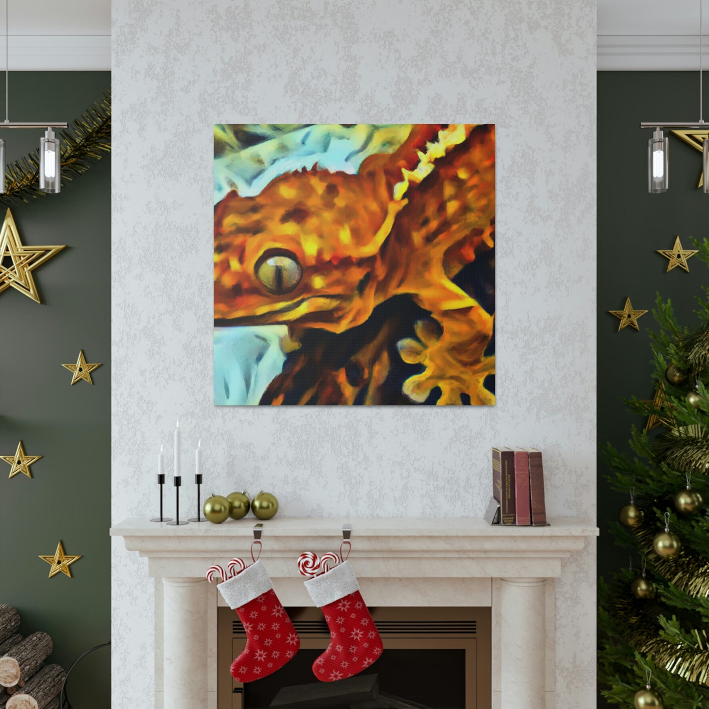 Crested Gecko Dreamscape - Canvas