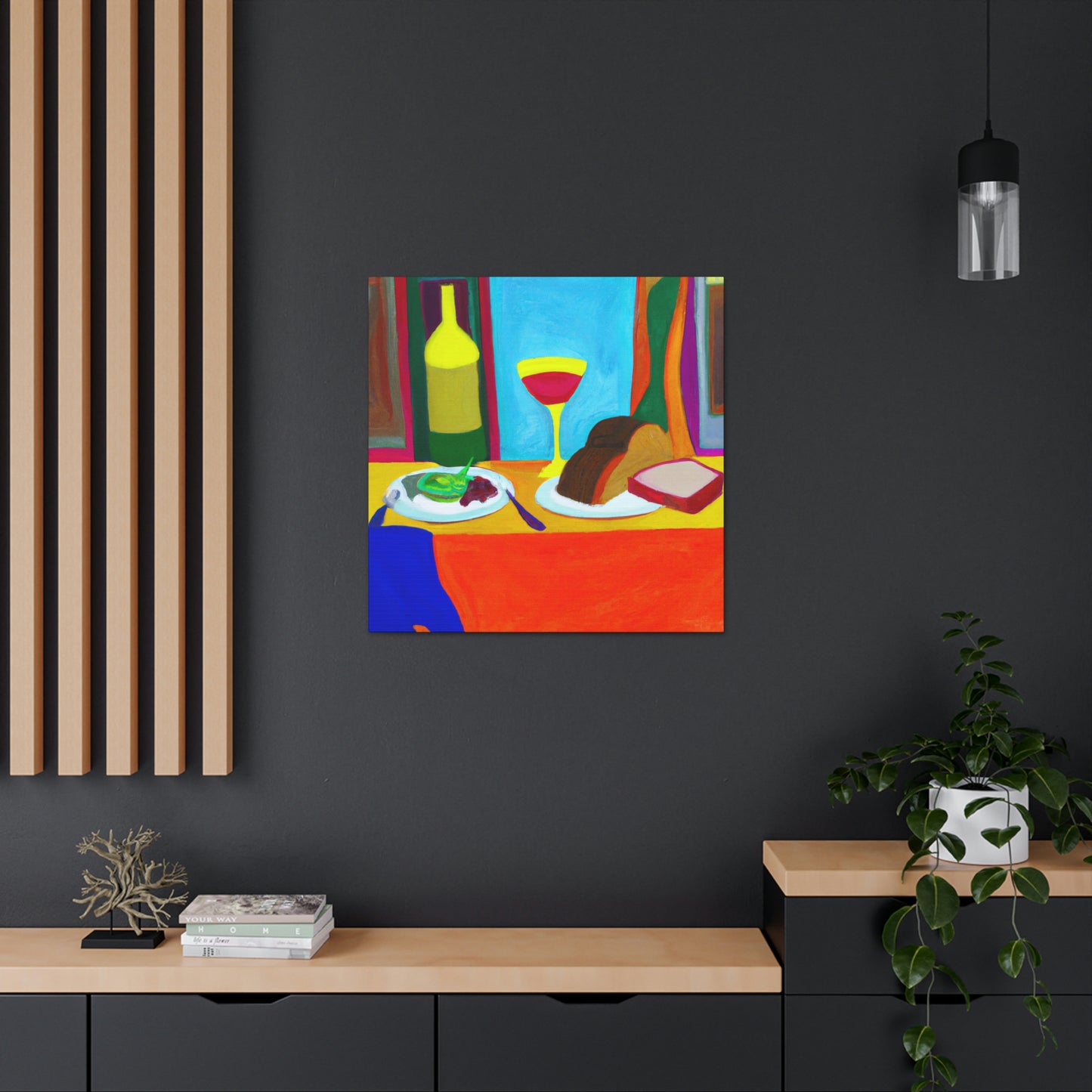 Breaking Bread Together - Canvas