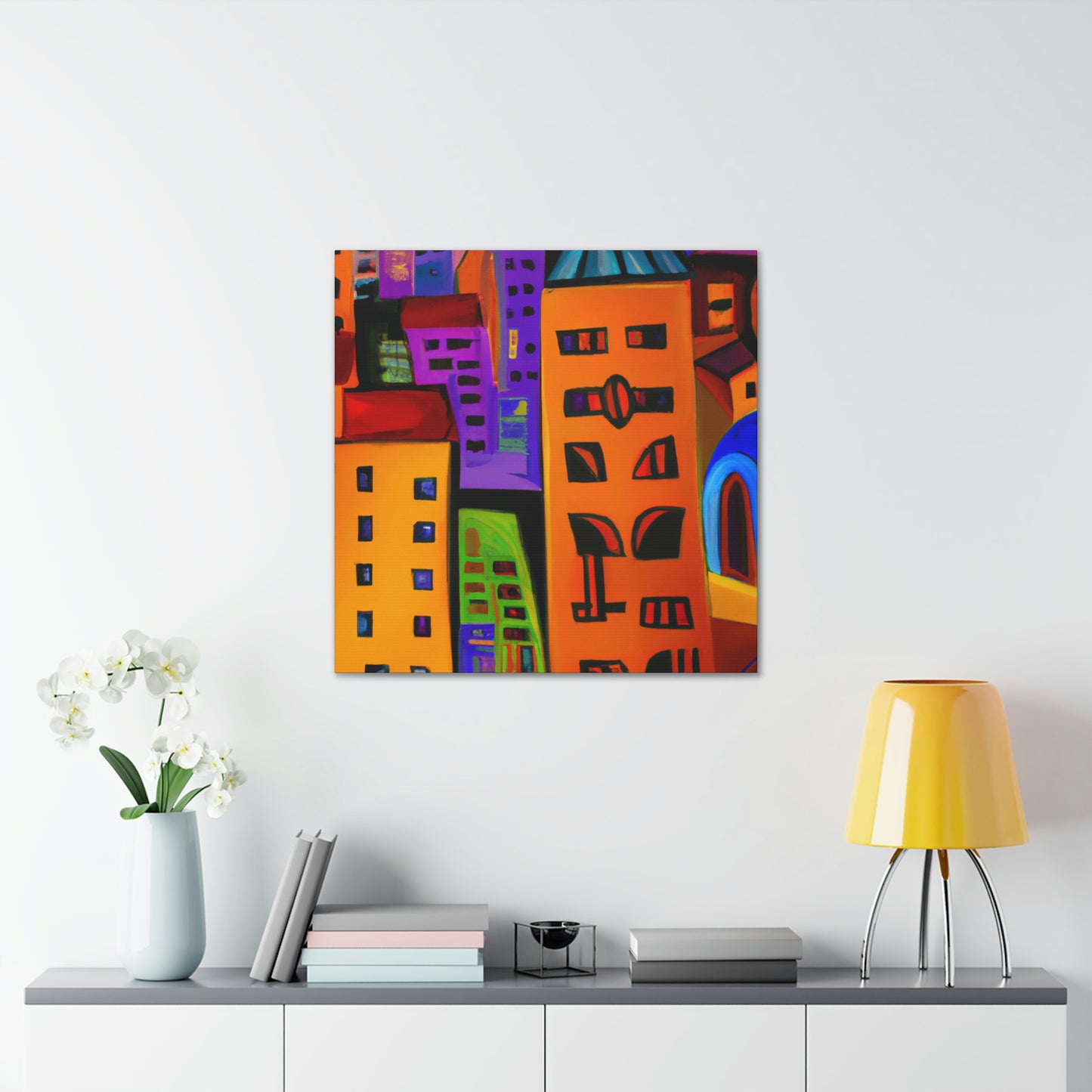 "Deco Dream Fauvist" - Canvas