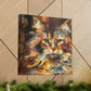 "Maine Coon Impressionism" - Canvas