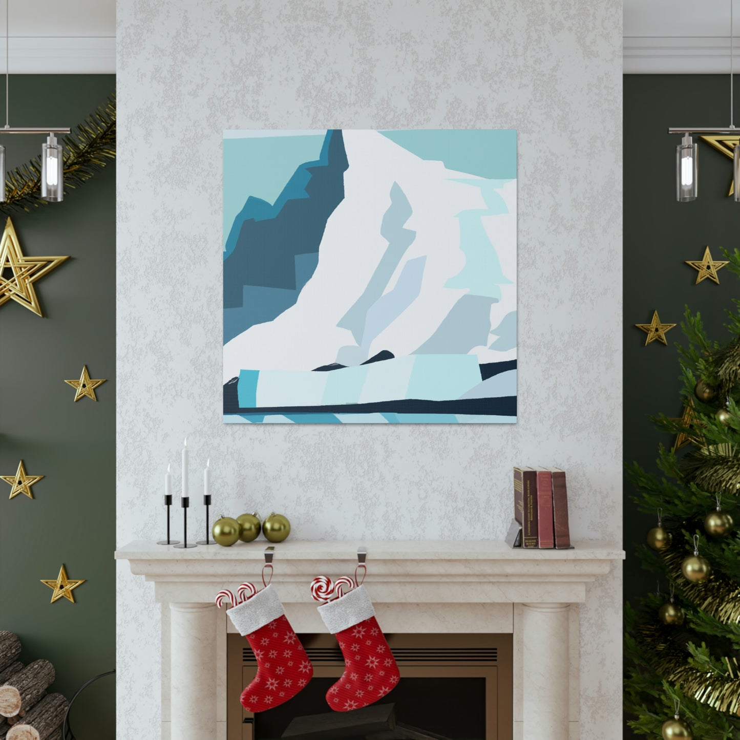 Glacial Minimalism Art - Canvas