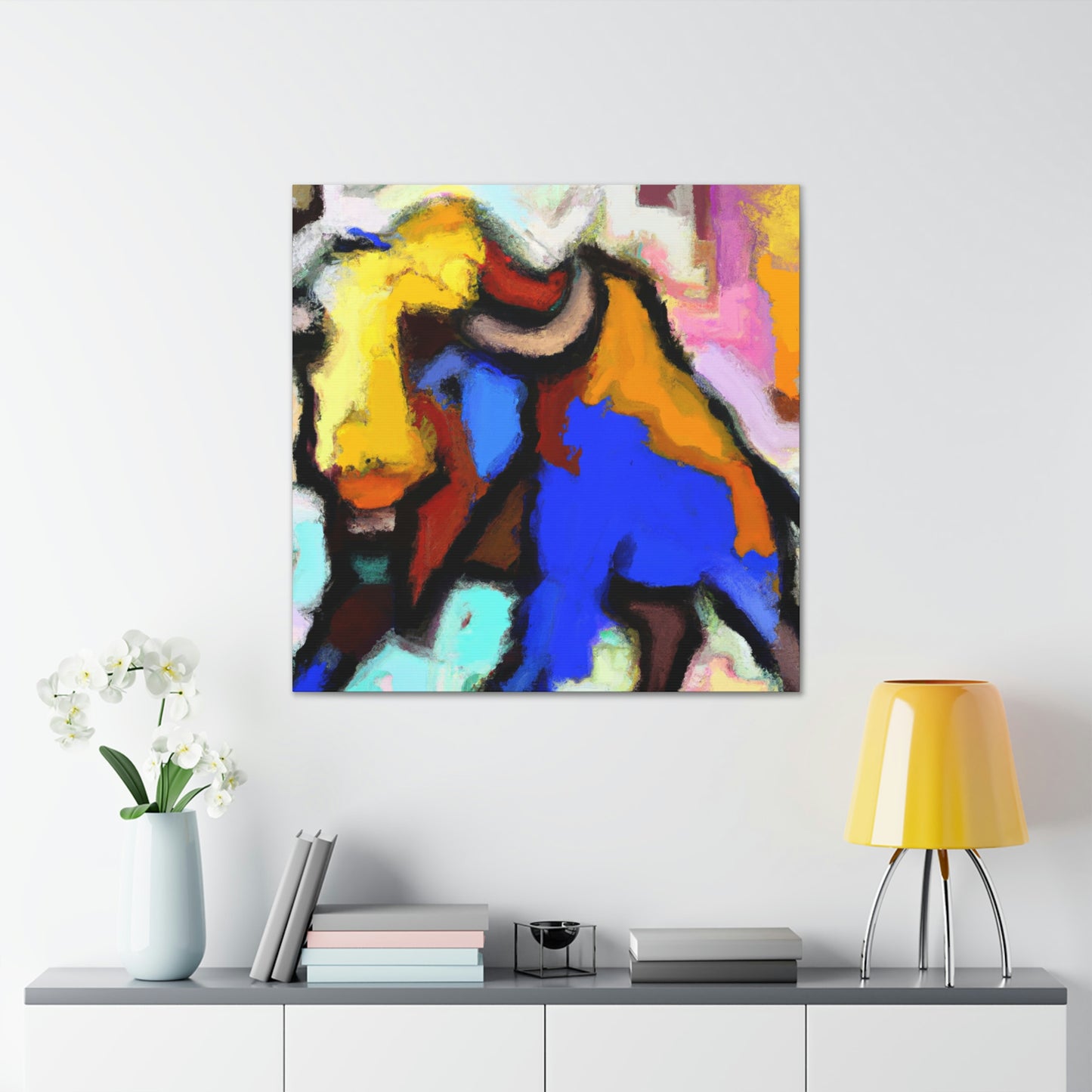 "Bison in the Wild" - Canvas