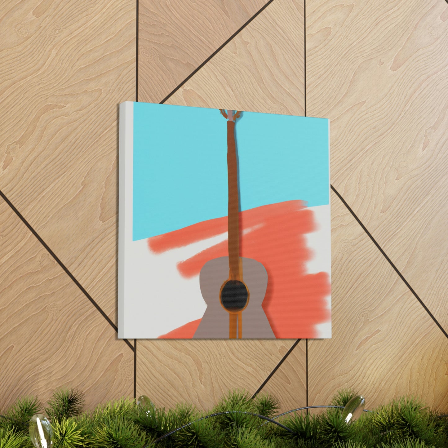 Guitar of Minimalism - Canvas