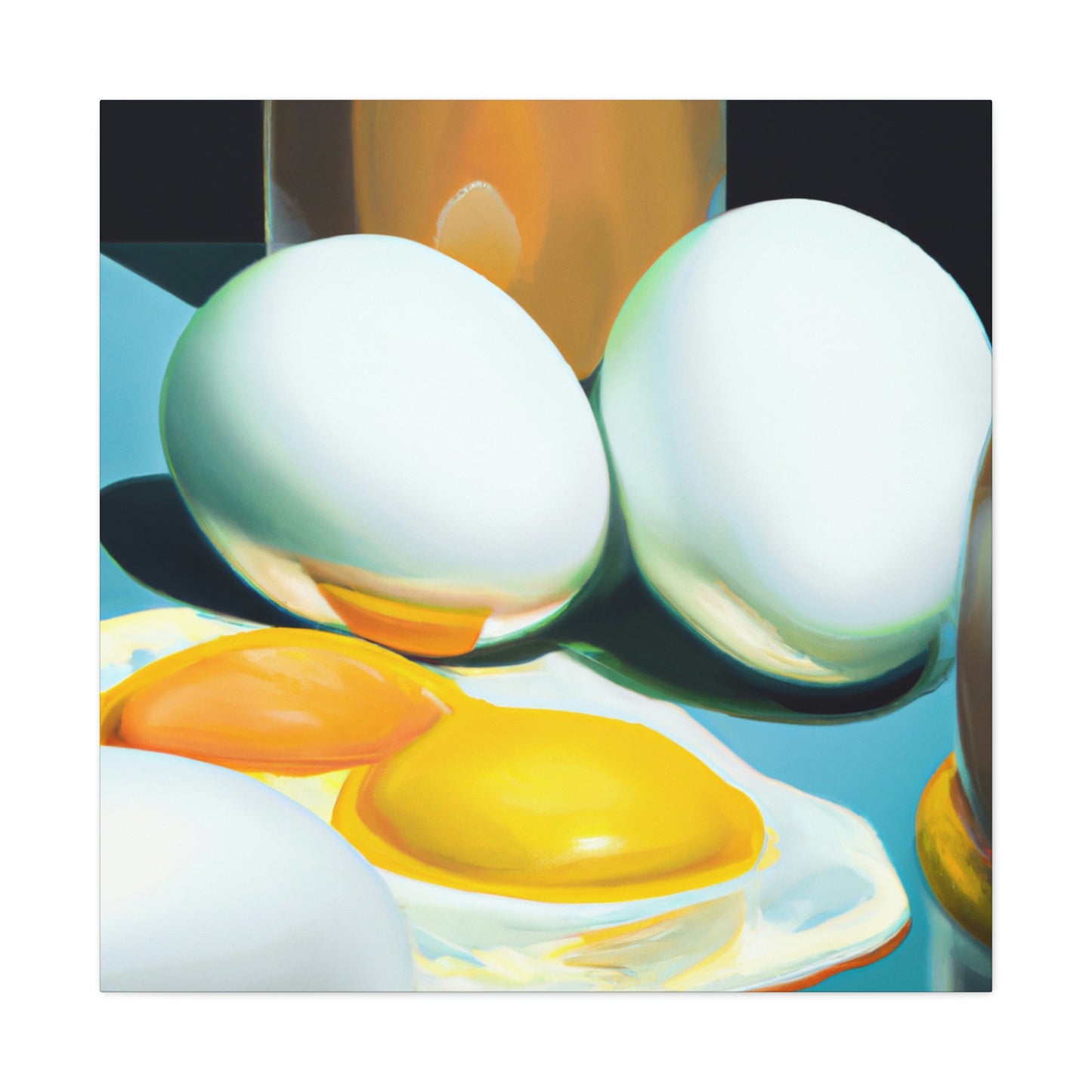 Eggs in Splendor. - Canvas