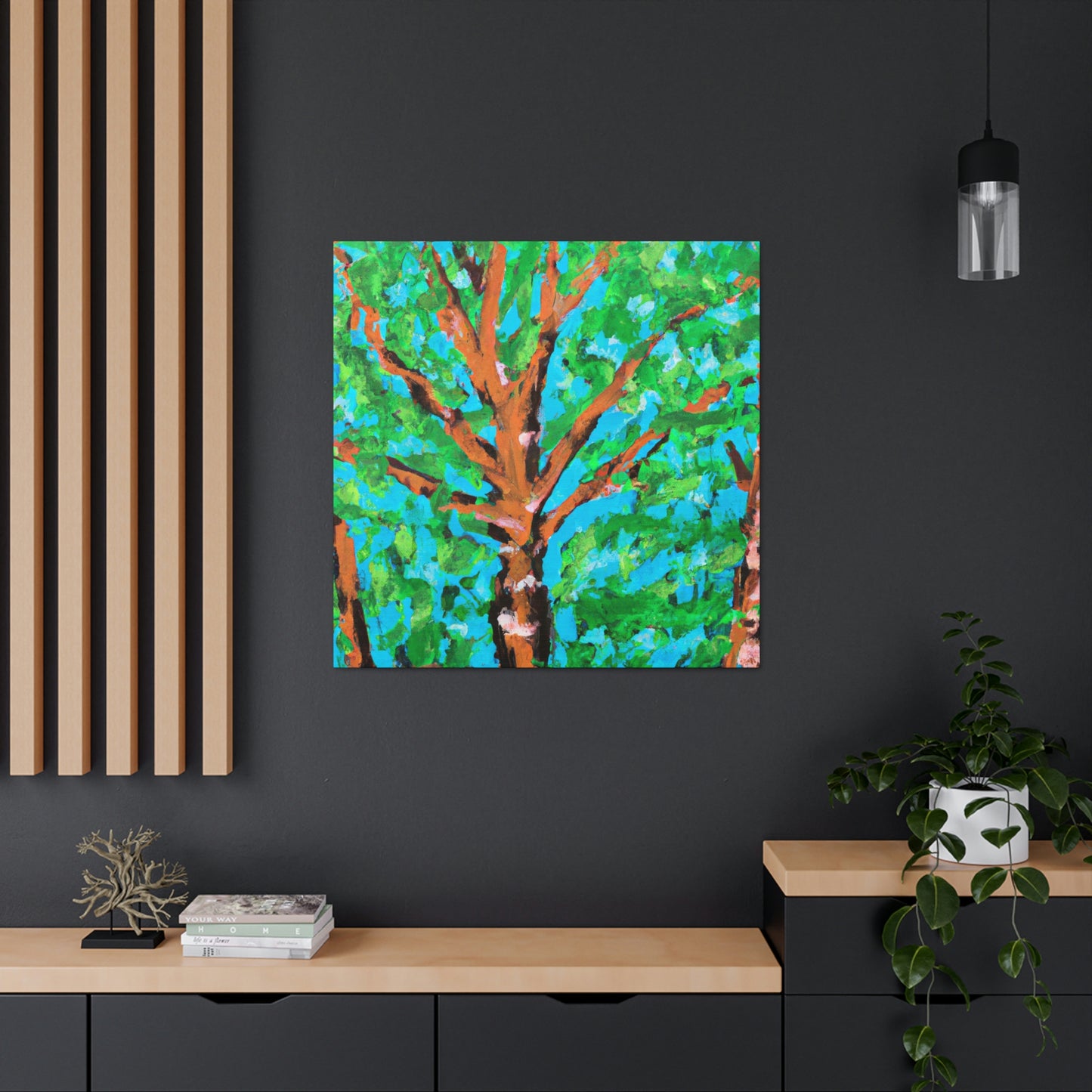 Beech Tree Expressionism - Canvas