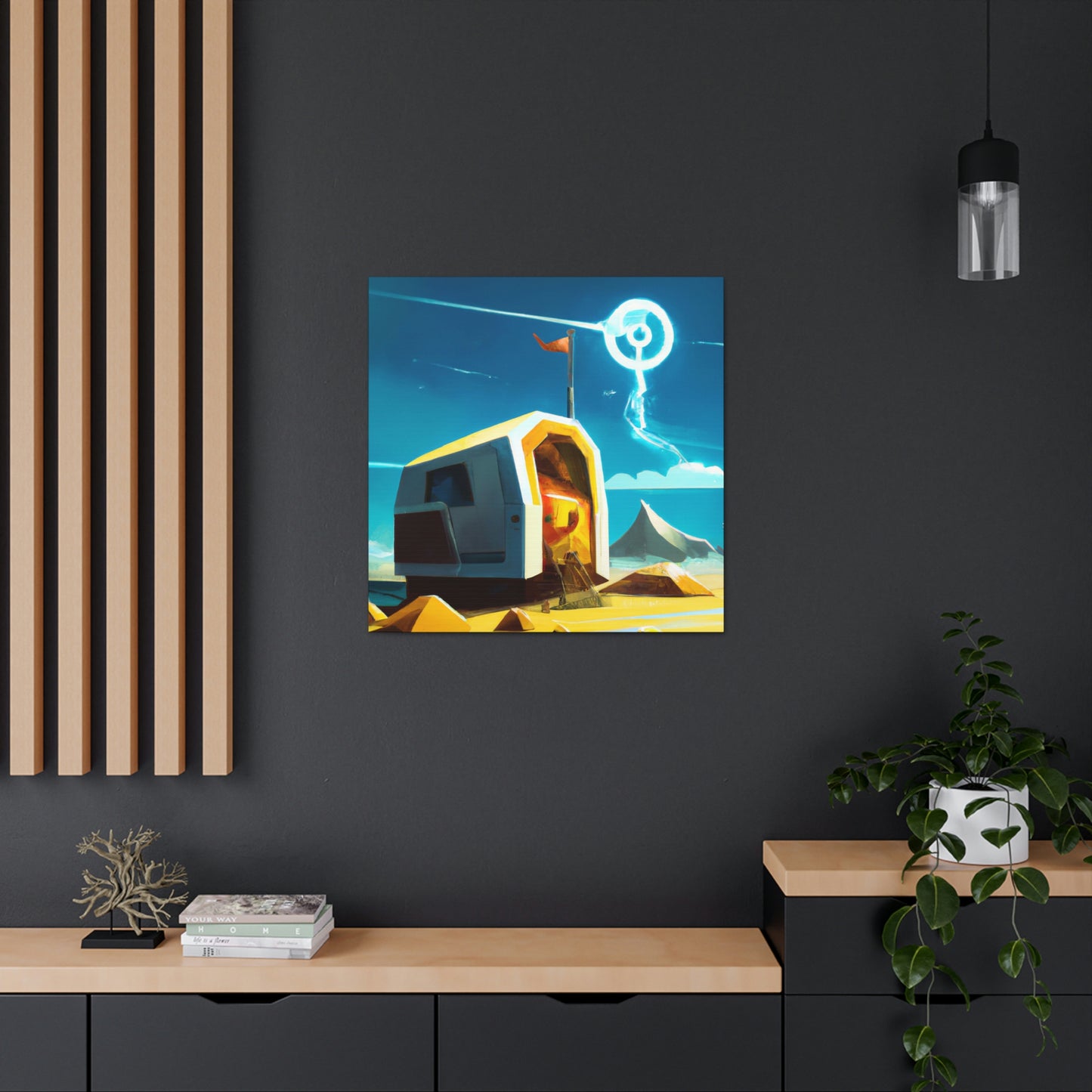 "Surreal Seashore Sanctuary" - Canvas