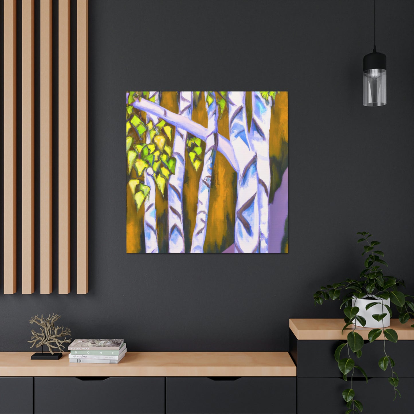 Birch Tree Splendor - Canvas