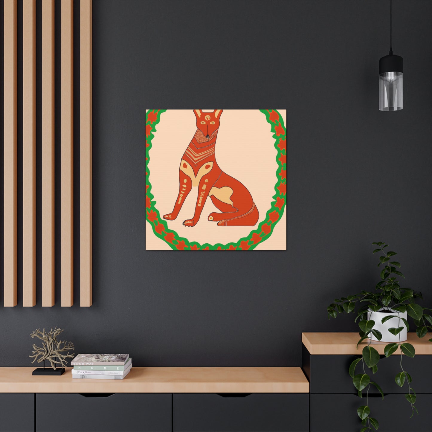 "Dhole Reflected Opulence" - Canvas