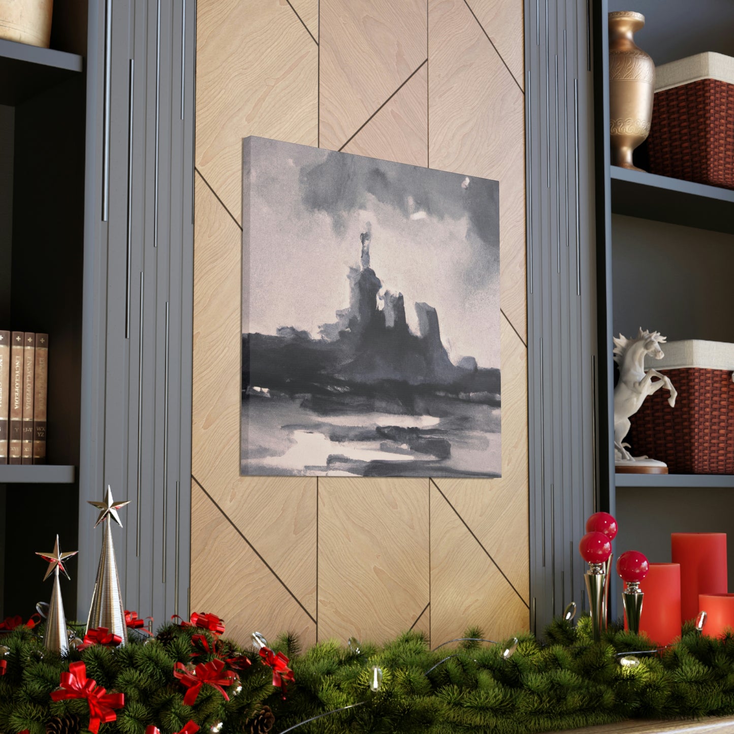 "Battleship At Sea" - Canvas