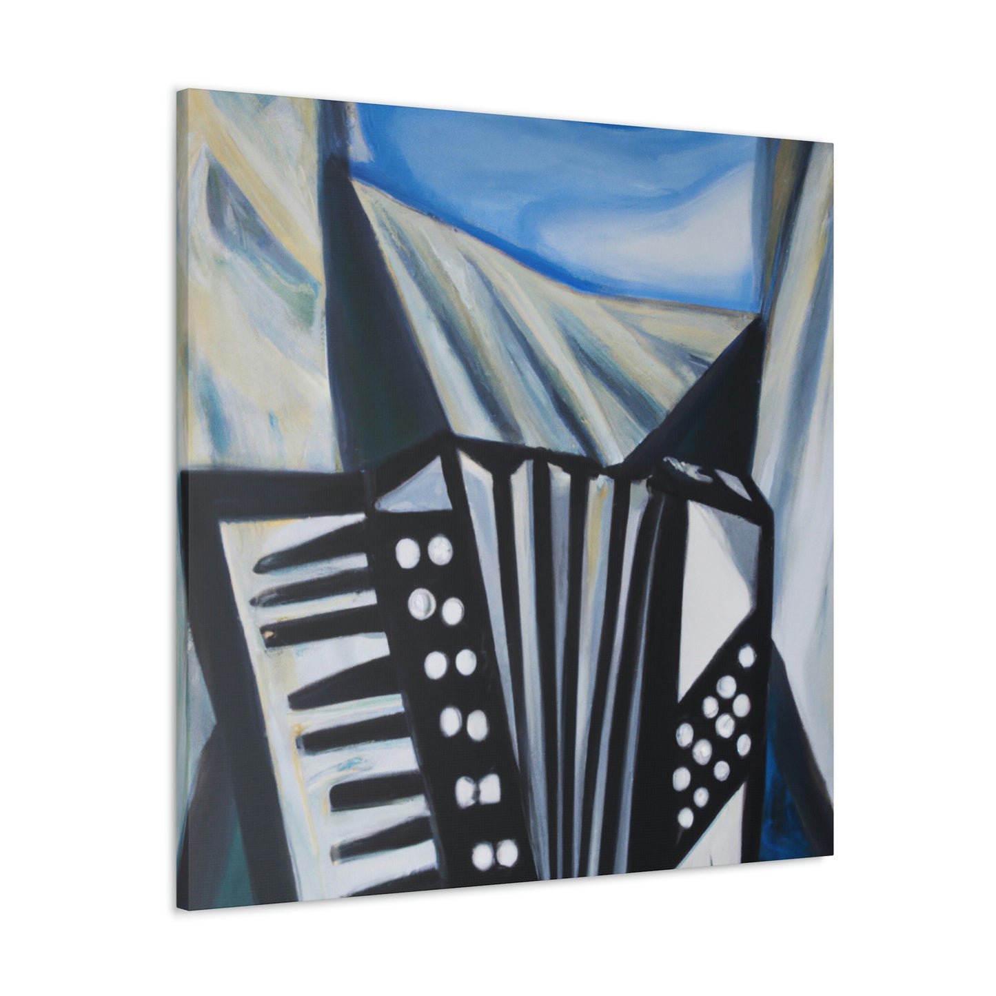 Accordion in Expressionism - Canvas