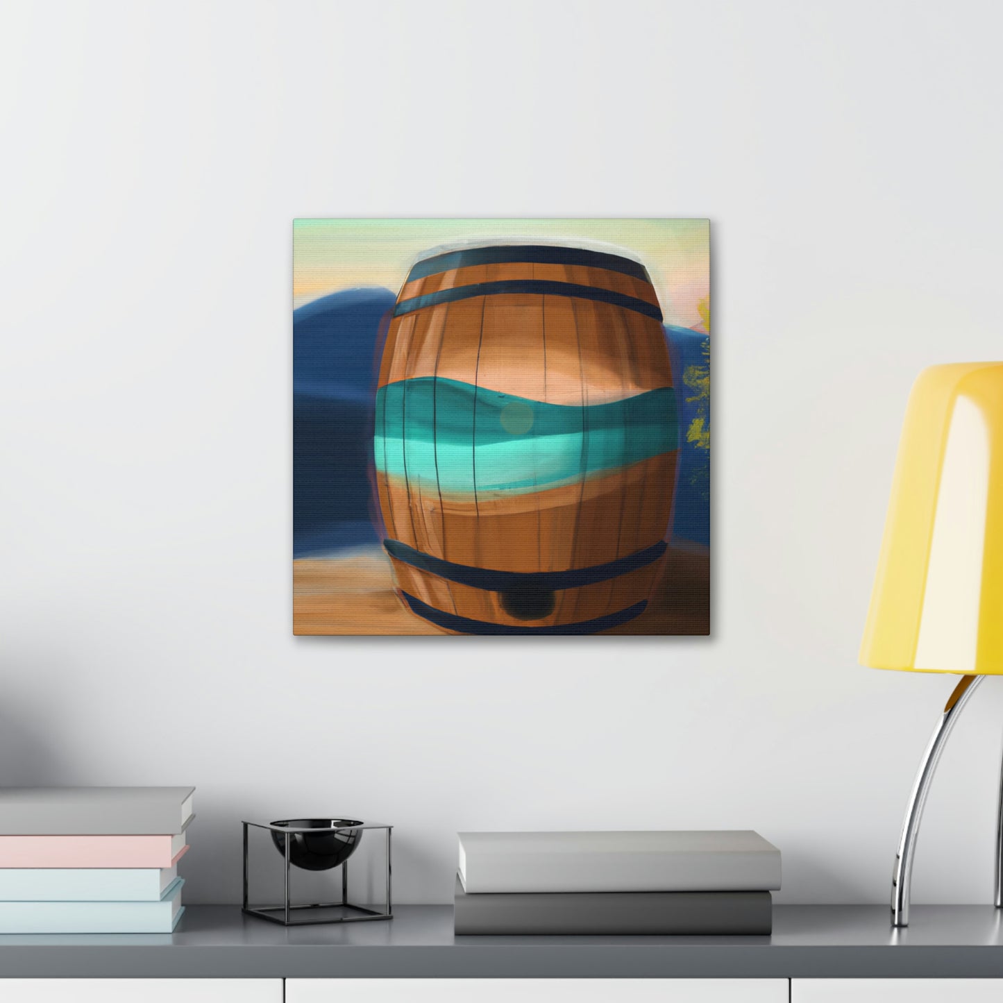 "Whiskey Barrell Nocturne" - Canvas