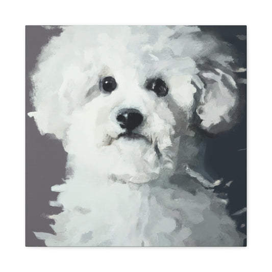 "Bichon Frise Reflection" - Canvas