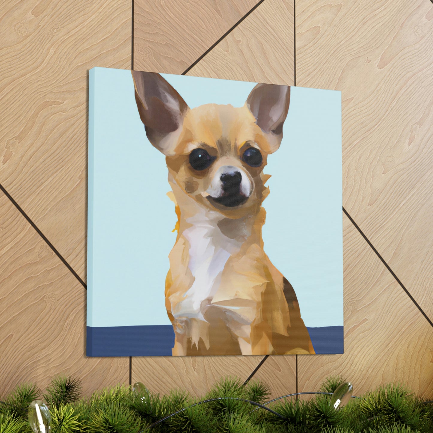 "Chihuahua Minimalism Dream" - Canvas