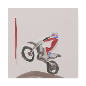 "Motocross and Minimalism" - Canvas