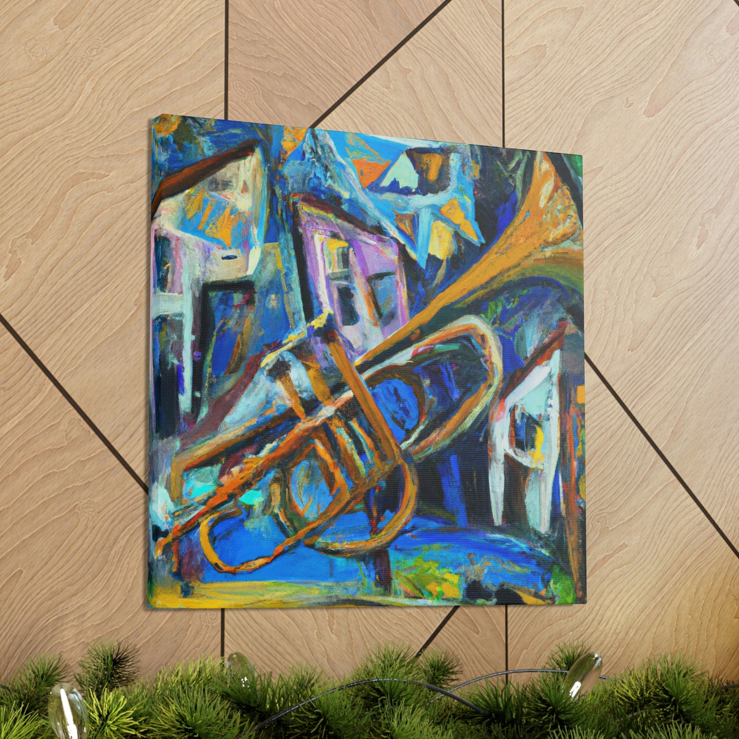 Serenading Trumpet Melody - Canvas