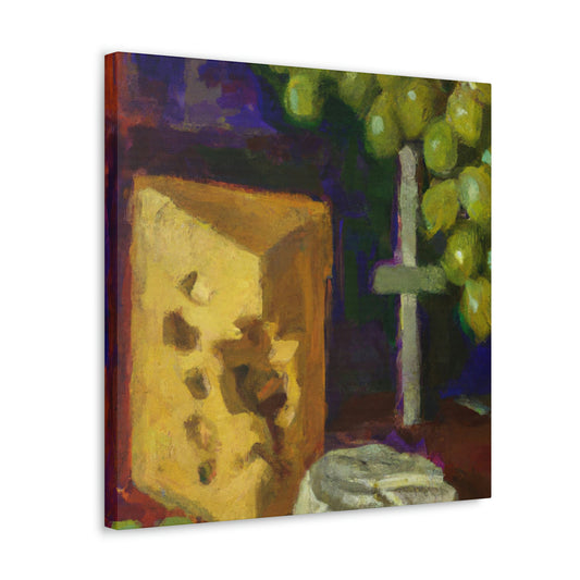 Cheese and Grapes Bliss - Canvas