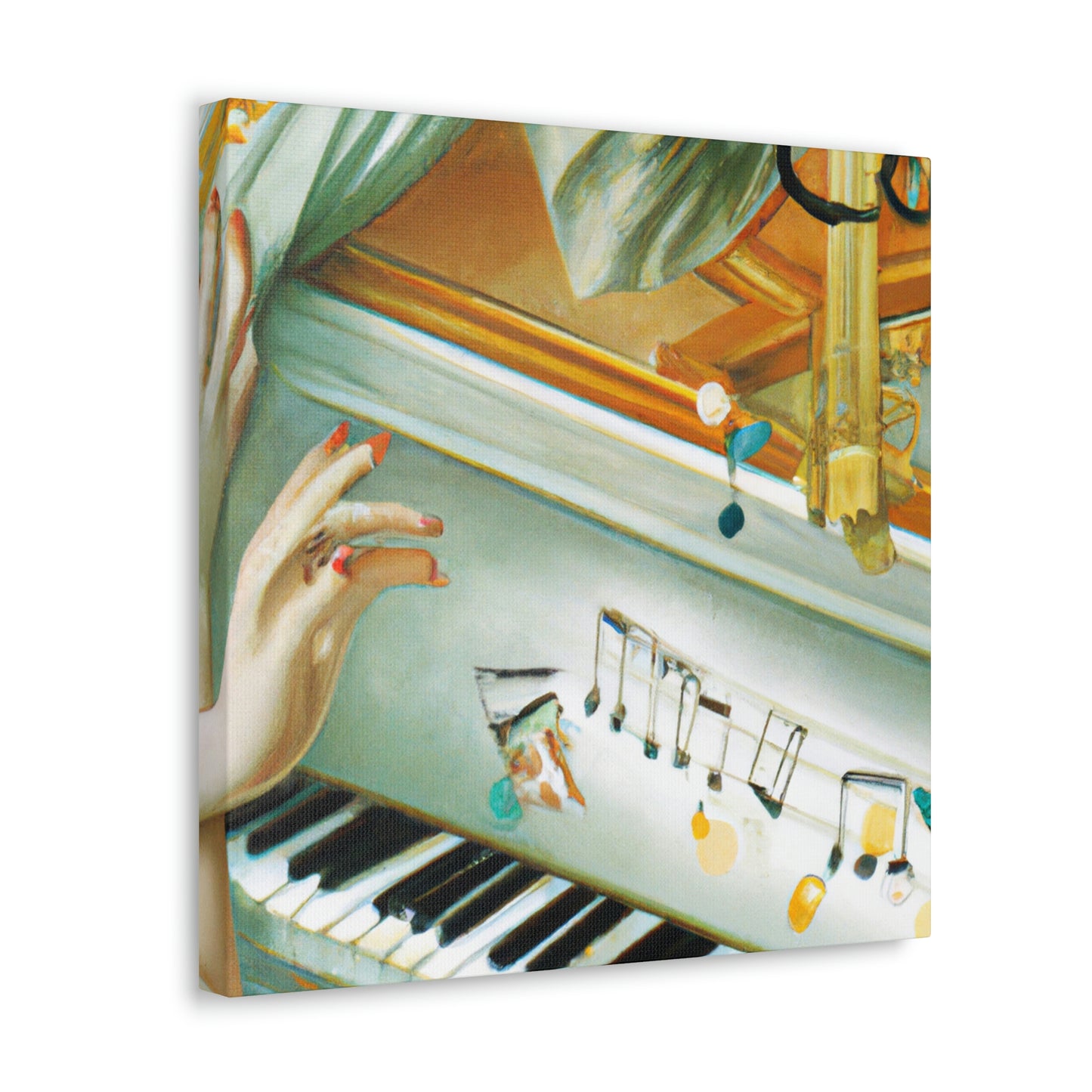 "Piano in the Clouds" - Canvas