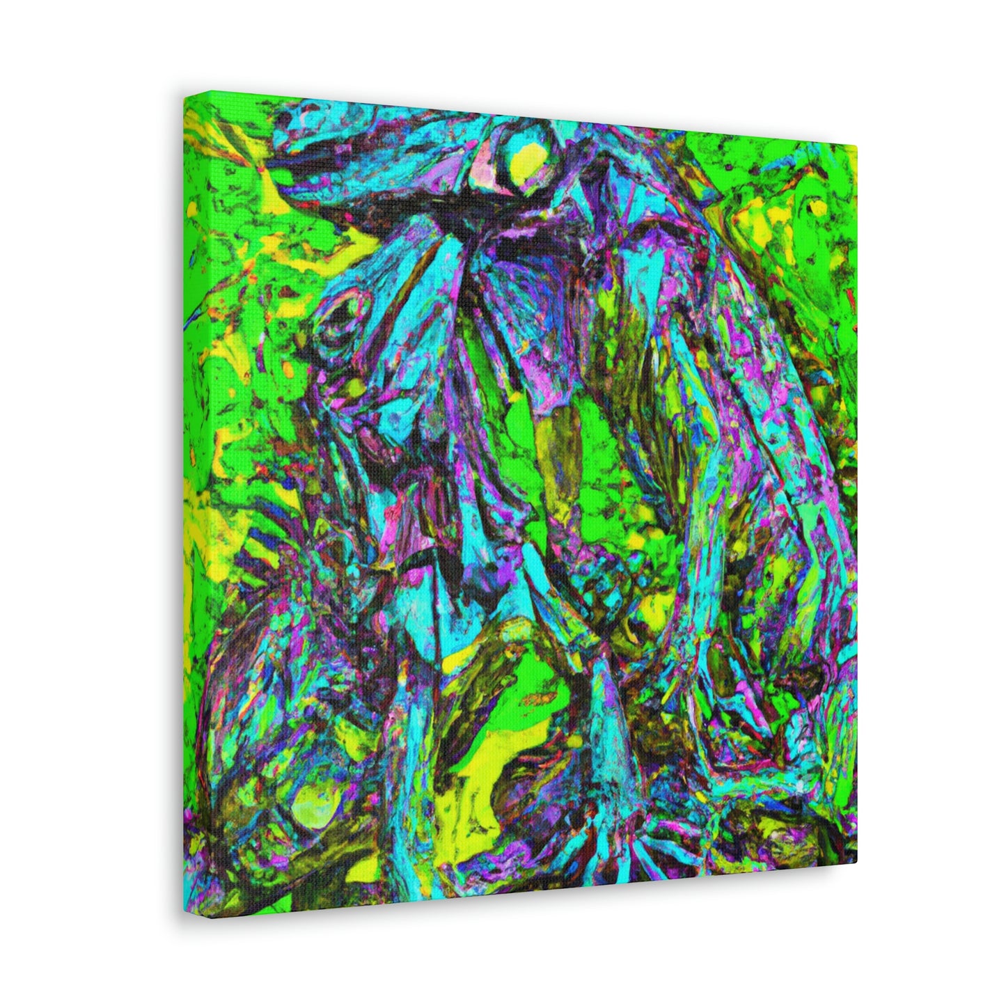 "Iguanas in Abstract". - Canvas