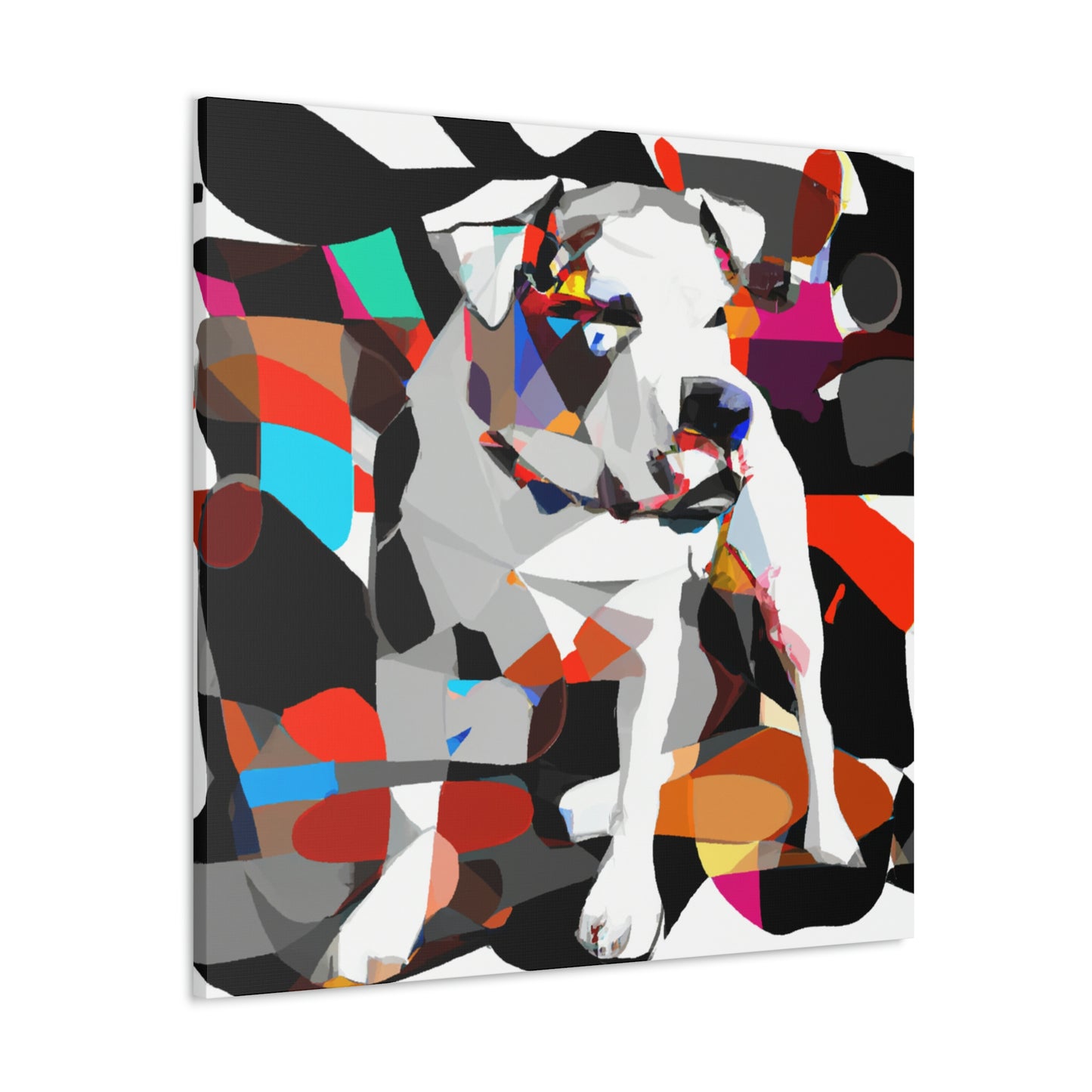 "American Bulldog Iconography" - Canvas