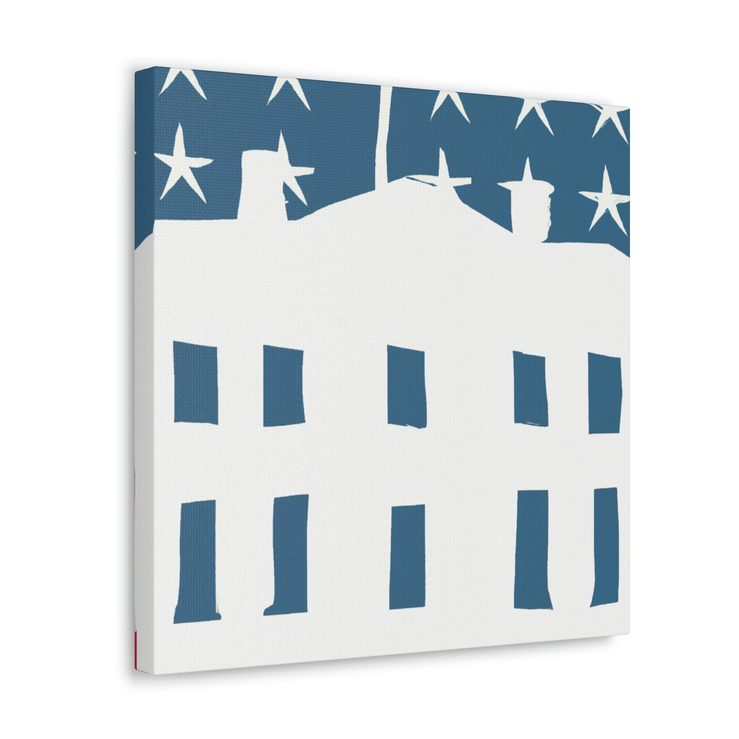 "White House Simplicity" - Canvas