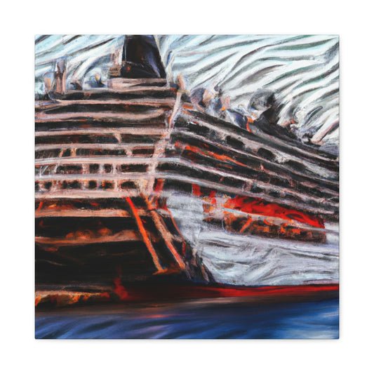 Cruise Ship Majesty. - Canvas