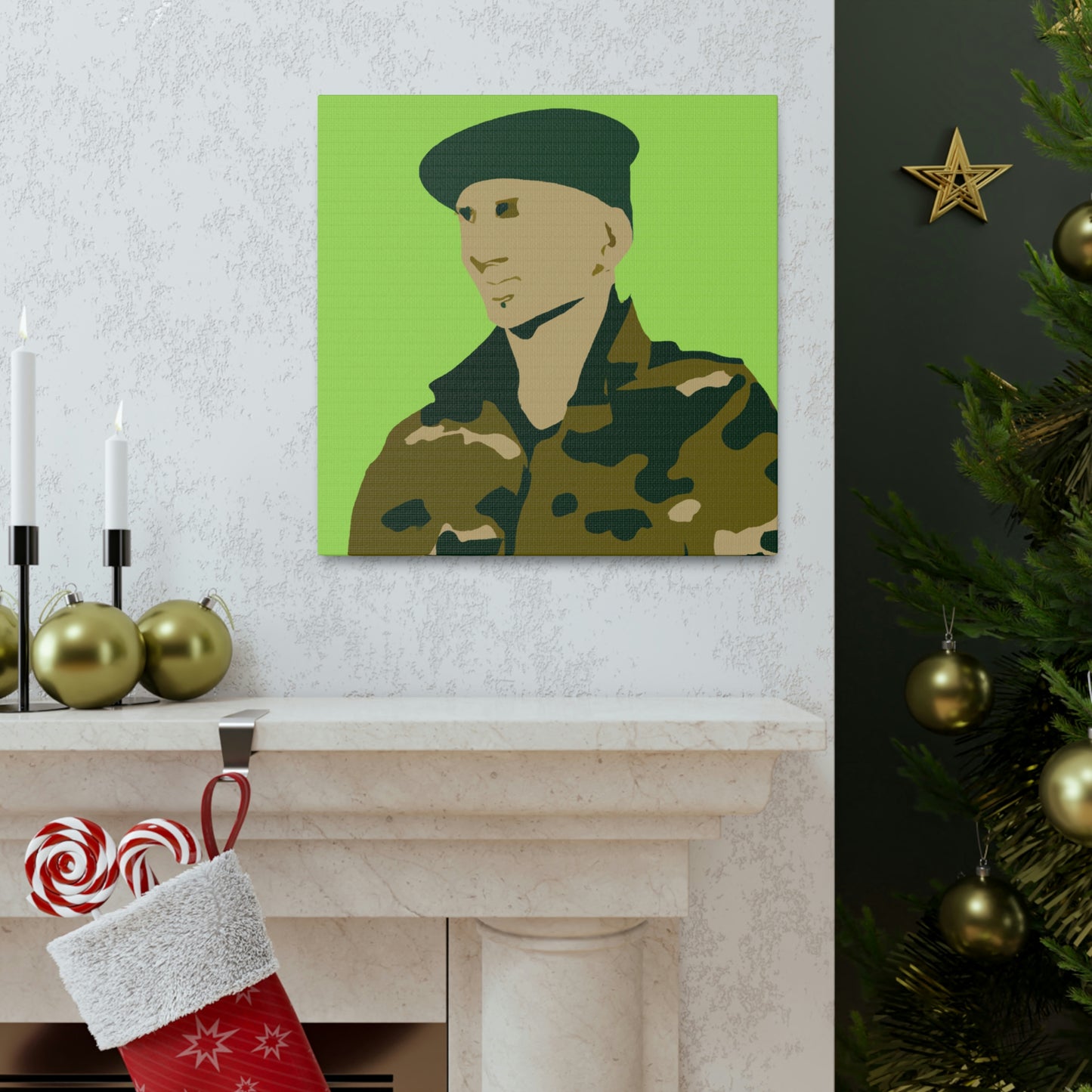 "Honoring The Supply Sergeant" - Canvas