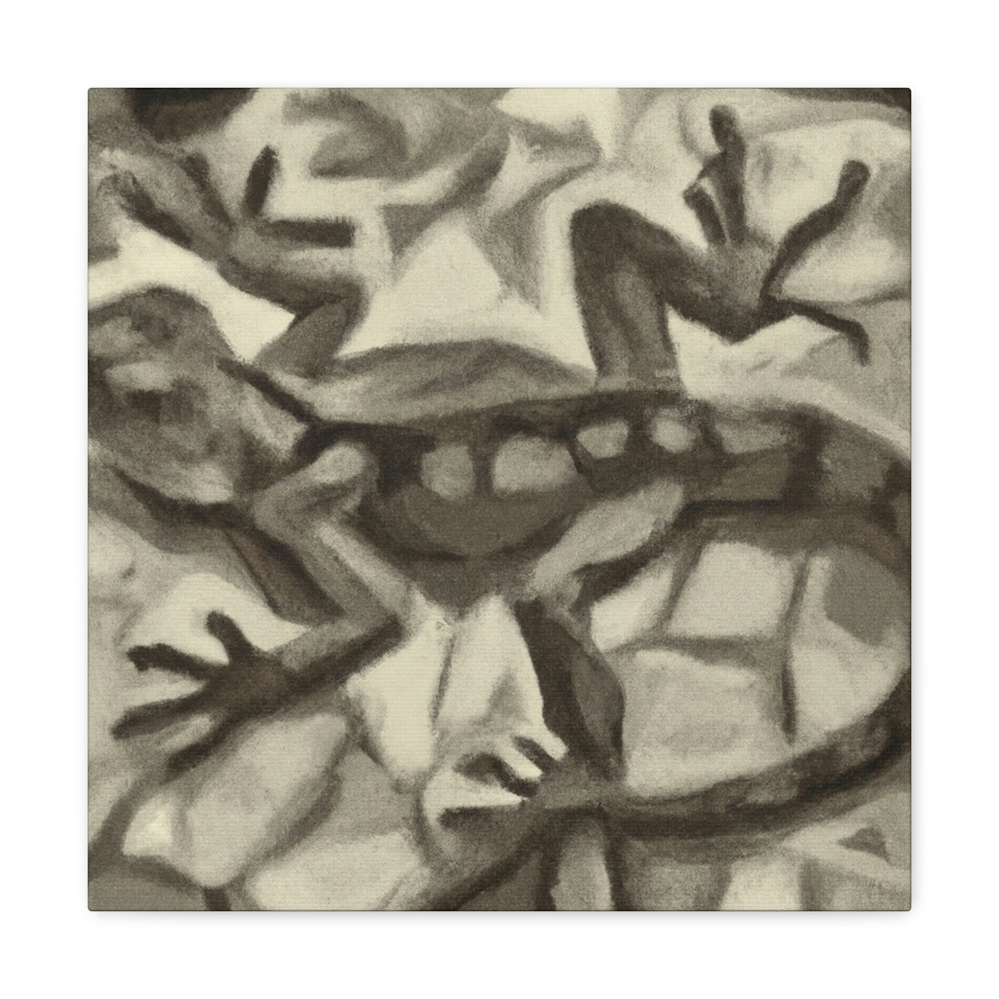 Lizard in Abstraction - Canvas