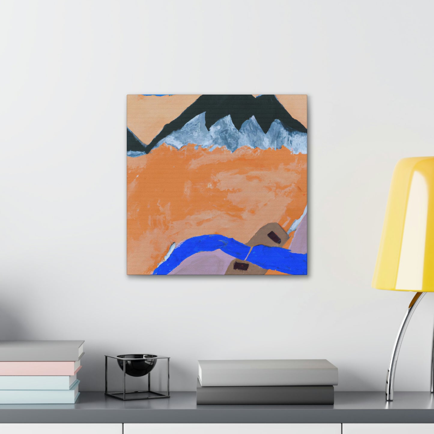 Mountain Majesty Ablaze - Canvas