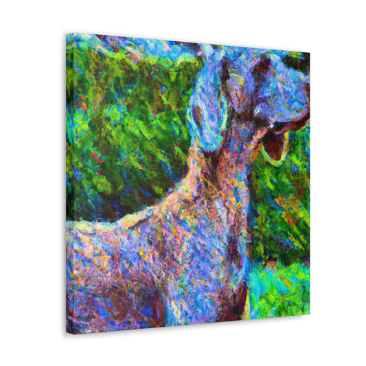 Weimar Weimaraner Worship - Canvas