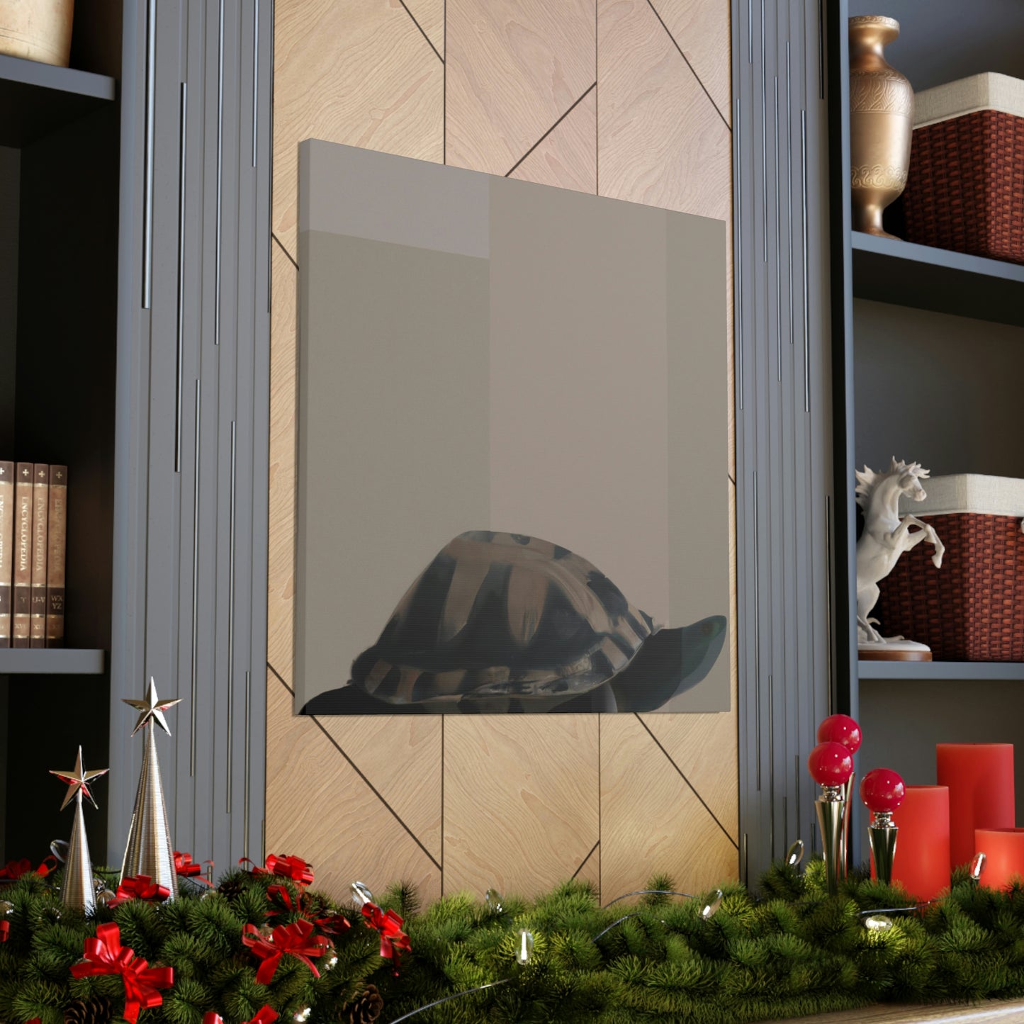 "Box Turtle Reflection" - Canvas