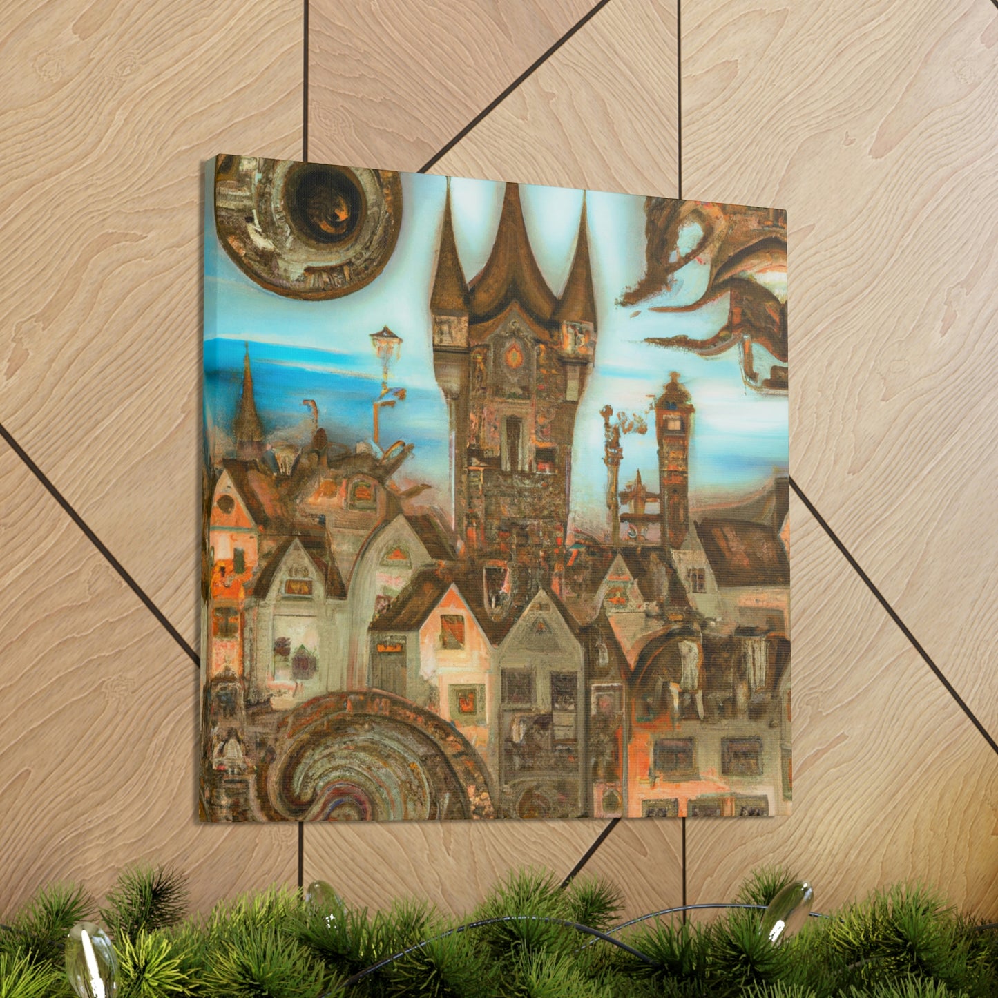 "Tudor Clockwork Dream" - Canvas