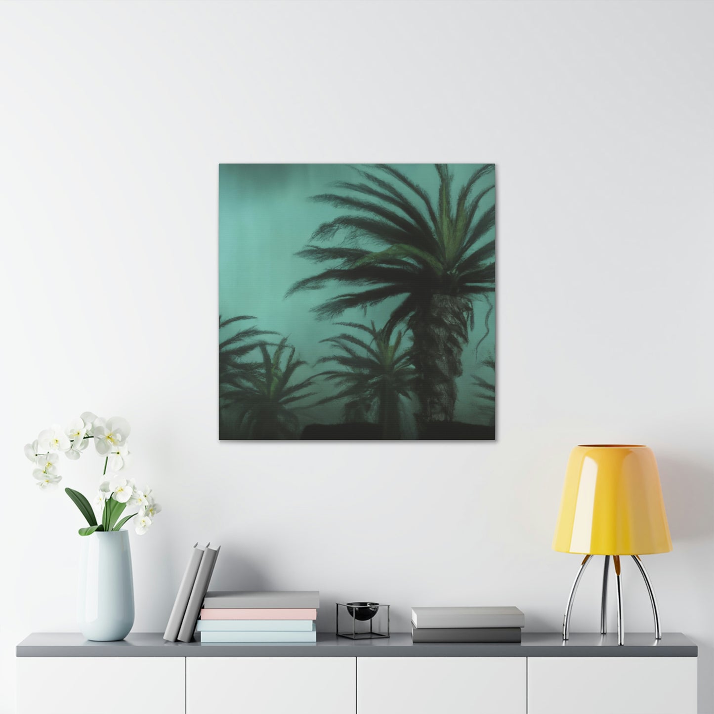 "Abstracted Palm Reflection" - Canvas