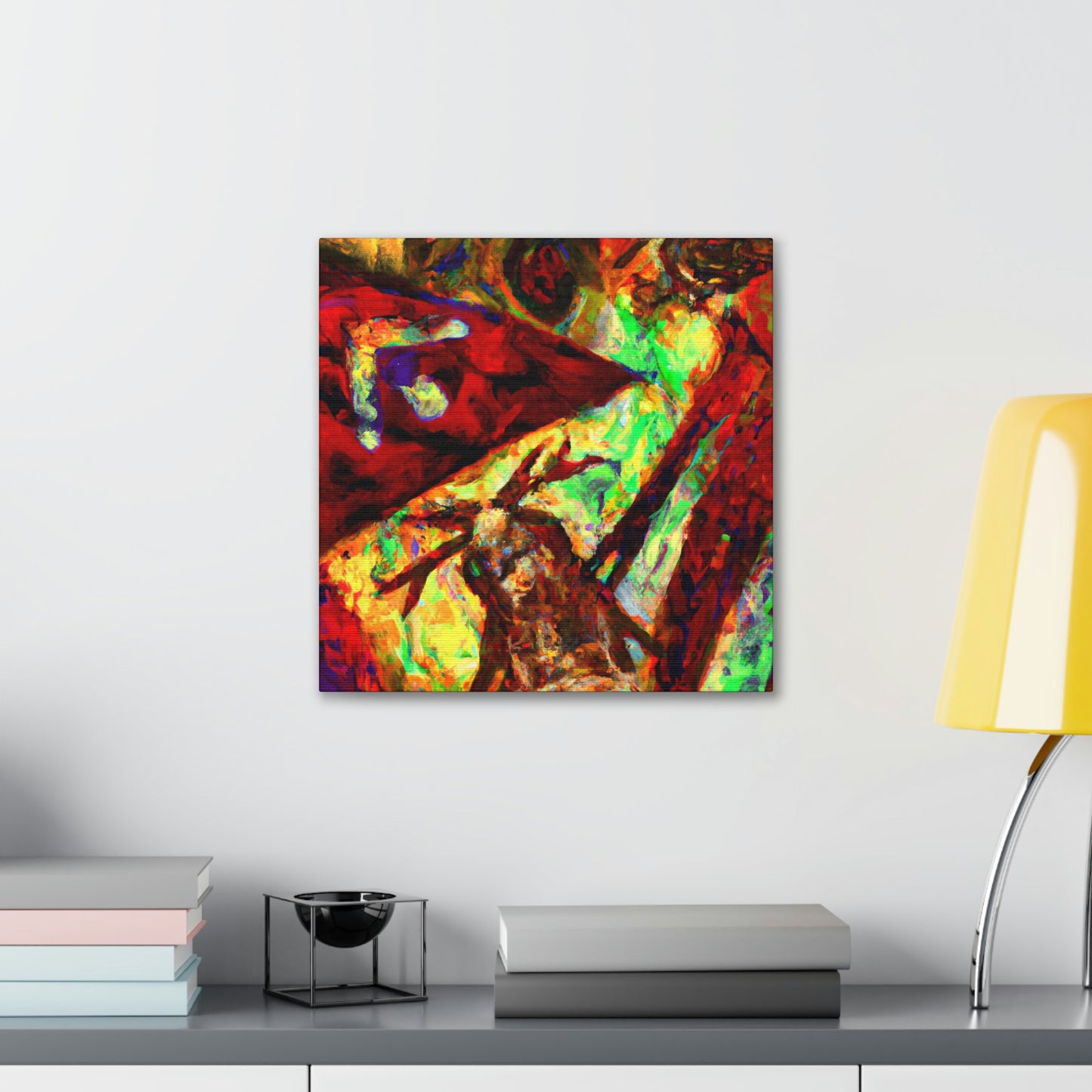 "Chaotic Reflection Symphony" - Canvas